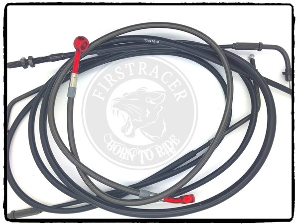 Lengthening cable runs for Triumph Bonneville handlebar top 1 "25.4 mm