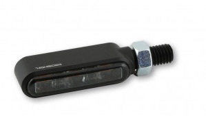 Black aluminum HIGHSIDER BRONX LED turn signals CE approved